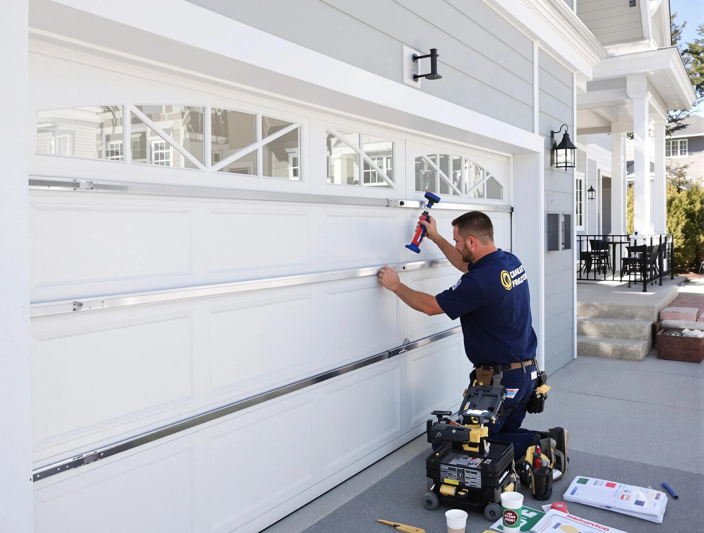 Professional garage door installation by Suwanee Garage Door Repair in Suwanee