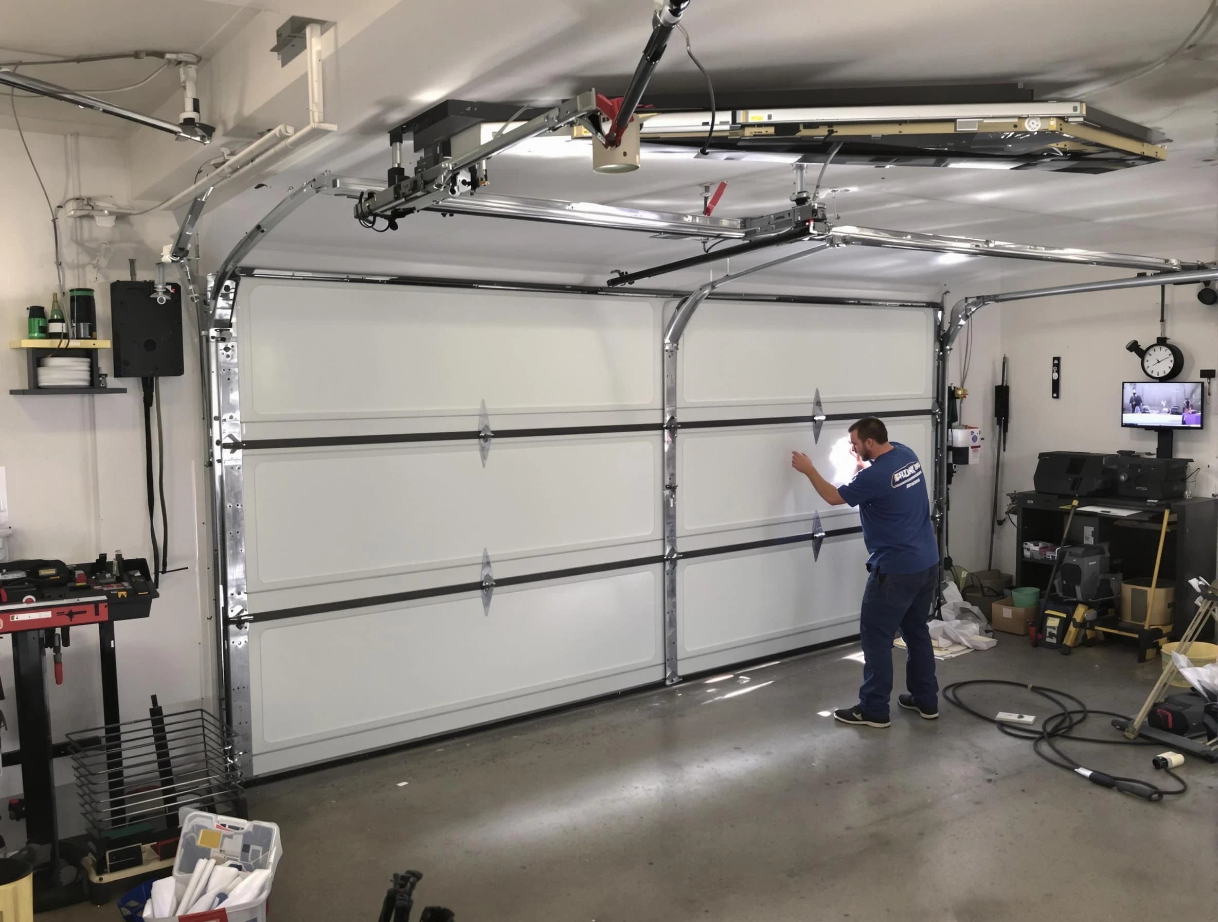 Professional garage door repair service by Suwanee Garage Door Repair in Suwanee