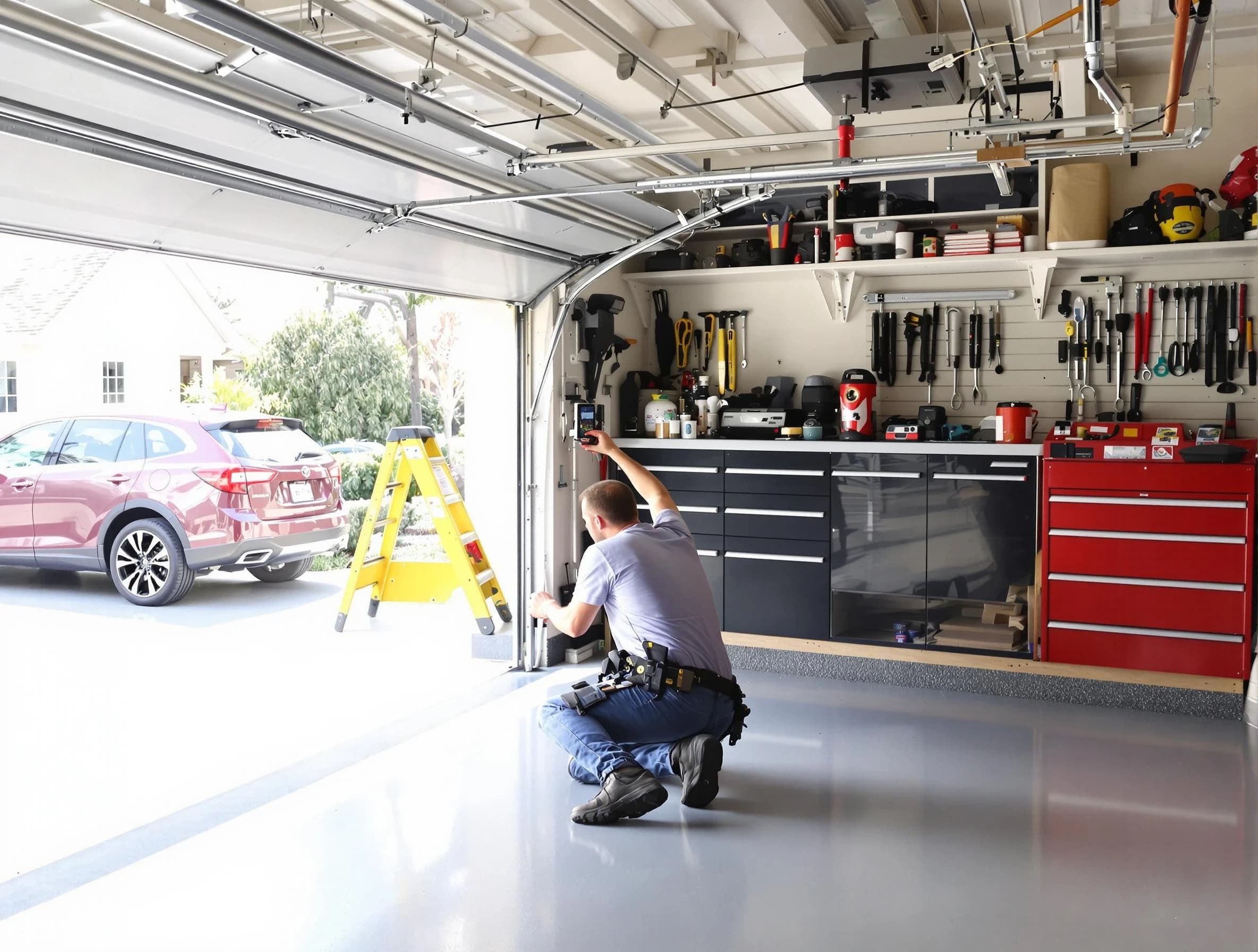 Local garage door repair service by Suwanee Garage Door Repair in Suwanee