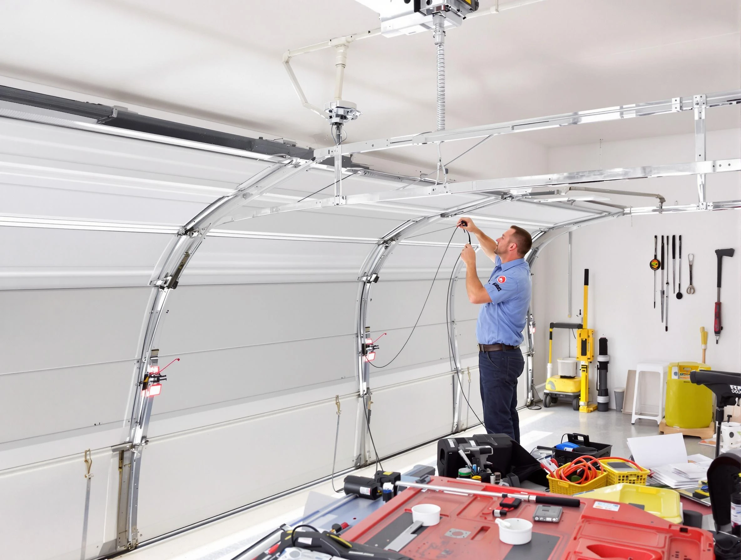 Garage door cable repair service by Suwanee Garage Door Repair in Suwanee